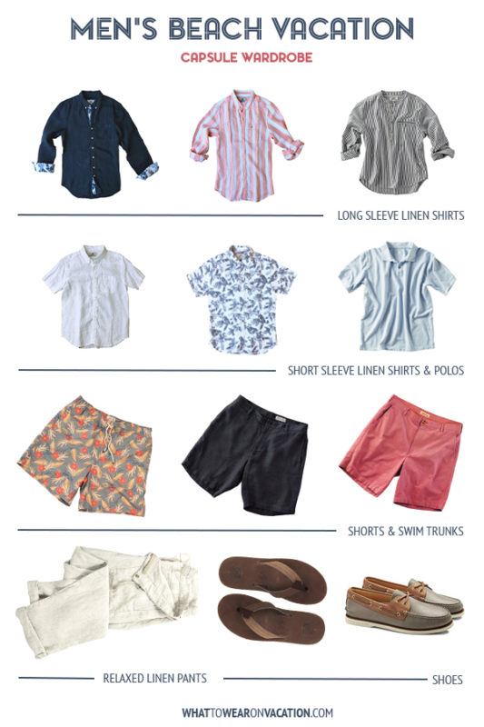 men's summer vacation clothes